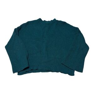 Sincerely Jules Teal Ribbed Sweater